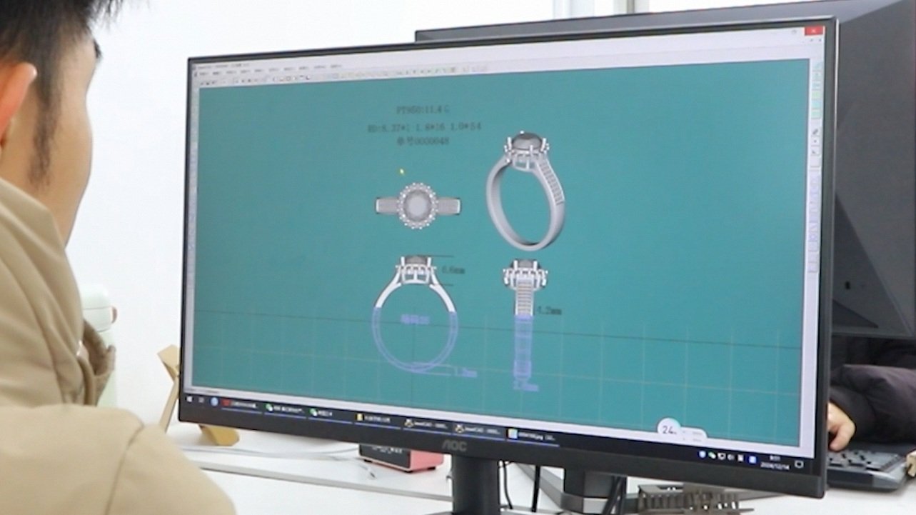 In-house jewelry design and CAD at SGARIT