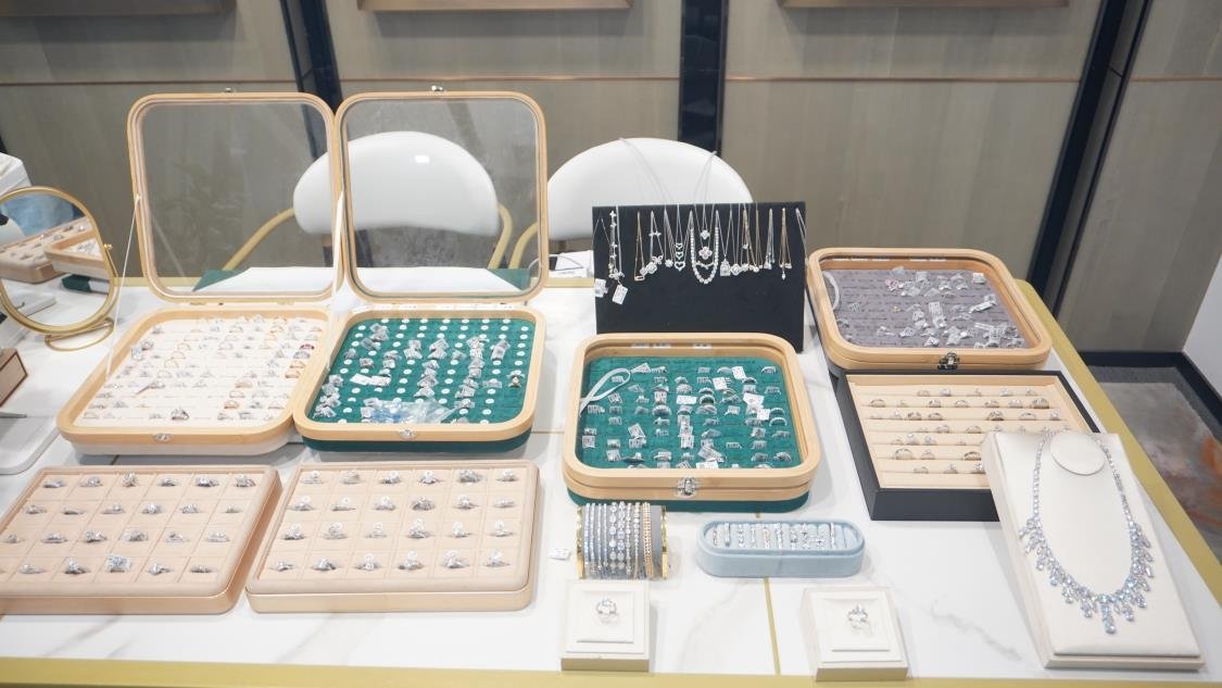 A selection of finished jewelry by SGARIT